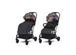 Lorelli Kinderwagen Buggy Minori faltbar PU-Räder Getränkehalter Fußabdeckung bunt