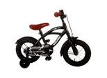 Kinderfahrrad Black Cruiser für Jungen 12 Zoll Kinderrad in schwarz