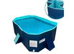 Starlyf® Planschbecken, faltbarer Pool ohne Aufblasen, langlebig & robust Foldable Pool