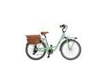 Via Veneto Elektro-Citybike MONOTUBO CLASSIC Lady 26 Zoll, VERDE GIULIETTA