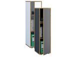 VCM Holz Büroschrank Ordner Aktenschrank Büromöbel Schrank Salia 3-fach Breite 30 cm Drehtür