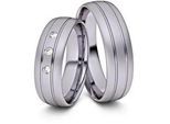 Trauringe Bautzen 585er Palladium - 6307