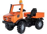 Tretfahrzeug ROLLY TOYS "rollyUnimog Service", orange, Tretfahrzeuge, KinderB:118cm H:81cm T:54cm, inkl. rollyFlashlight, B:118cm H:81cm T:54cm