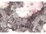 Fototapete ARCHITECTS PAPER "Atelier 47 Art Blossom 2", bunt (dunkelgrau, hellgrau, rosa), B:4m L:2,7m, Vlies, Tapeten, Vlies, Wand, Schräge, Decke