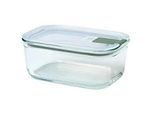 Mepal Frischhaltedose , Transparent , Kunststoff, Glas , 0,7 l , rechteckig , 16.7x11.9x7 cm , lebensmittelecht, auslaufsicher, mikrowellengeeignet, stapelbar, Deckel mit Sichtfenster , Küchenzubehör, Vorratsbehälter, Frischhaltedosen
