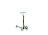 Moni Kinderroller Fidget 3 Räder höhenverstellbar, PU-Räder, Wasserdruck, ABEC-7 grün