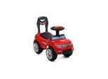 Rutscher, Kinderauto Tiger Range mit Musik- Lichtfunktion Staufach im Sitz rot