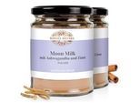 Moon Milk mit Ashwagandha und Zimt Pulver