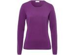 Rundhals-Pullover aus Schurwolle und Kaschmir include lila