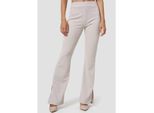 RAYSHYNE Damen Stoffhose Elegante Business Marlene Hose mit Schlitz RS21