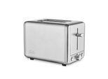 Solis Zwei-Schlitz Toaster, 6 Stufen, Krümelschublade, silber