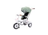 Chipolino Tricycle Futuro 2 in 1 faltbar, Becherhalter, Musik, Licht, PU-Räder grün