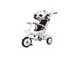 Chipolino Tricycle Futuro 2 in 1 faltbar, Becherhalter, Musik, Licht, PU-Räder schwarz weiß
