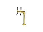 Schanksäule, Bierzapfsäule, Gold, 2-leitig, elegant