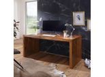 FineBuy Design Schreibtisch 180 cm Sheesham Massivholz Bürotisch Computertisch