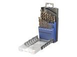 kwb Metallbohrer-Satz, HSS-E 'Bohrer-Set, 19-teilig, Ø 1 mm - 10 mm in 0,5 schritten, 135° Spitzwinkel