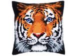 Kreuzstichkissen "Tiger"