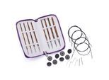 KnitPro Tunesisches Häkelnadel-Set "Symfonie", Birkenholz, Stärken: 3,5–8