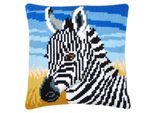 Kreuzstichkissen "Kleines Zebra"