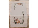Stickläufer "Winterwald & Rehe"
