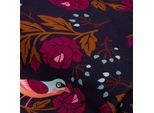 Albstoffe Bio-Sweat / French Terry "Glossy Rose" by Hamburger Liebe, marine-color