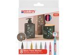 edding Glanzlackmarker, Metallic, 8 Stifte