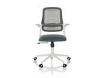 hjh OFFICE Home Office Bürostuhl MIKO W ECO Stoff / Netzstoff mit abklappbaren Armlehnen