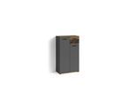 byLIVING Schuhschrank JAKOB, Breite 60 cm, Old Wood (Altholz-Optik)/anthrazit