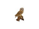 Dazikemo Dekofigur Gartenfigur Eule Holzoptik