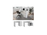 Vicco Schreibtisch Ruben 120 x 55 cm mit Schublade