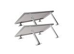 Balkonkraftwerk Halterung Aufständerung 15-30° - 2 Solarmodule für Dach & Wand