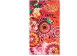 hip Strandtuch »Ziva«, (1 St., Strandtuch 100 x 180 cm), Baumwolle, Velours, 100x180, Weich, Strand, Erwachsen, Mandala, Bunt