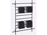 Wanddekoobjekt HEINE HOME, schwarz, B:63,5cm H:81,5cm T:24cm, Wanddekoobjekte