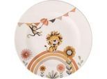 Villeroy & Boch Kinderteller , Multicolor , Keramik , Tier , rund , 1.5 cm , robust, lebensmittelecht , Füttern, Kindergeschirr & Kinderbesteck