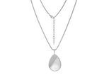 Edelstahlkette VIVANCE "elegance", silber (edelstahlfarben), Halsketten, Damen, Chirurgiestahl, Edelstahlkette