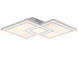 JUST LIGHT LED Deckenleuchte "BEDGING", weiß, B:40cm L:40cm, Lampen