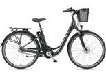 E-Bike TELEFUNKEN "Multitalent RC830" Gr. 48, grau (anthrazit), E-Bikes, 48cm, 28 Zoll (71,12cm), Pedelec, Elektrofahrrad für Damen u. Herren