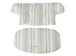 My Baby Lou Hochstuhleinlage , Beige , Textil , Streifen , Füllung: Polyester , 25x50 cm , Oeko-Tex® Made IN Green , Babymöbel & Kindermöbel, Babyzimmer, Hochstühle