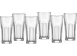 Ritzenhoff & Breker Gläser-Set »Riad«, (Set, 6 tlg., Das Set besteht aus 6 Longdrinkgläsern), Facetten-Optik, 6-teilig