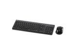 Hama Tastatur- und Maus-Set »Funktastatur Maus Set, Schwarz, Kabellos«, (Set), Tastatur/Maus-Set, Funk