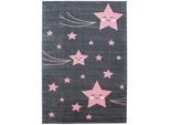 Ben'n'jen Kinderteppich , Pink , Textil , Stern , rechteckig , 200x290 cm , Oeko-Tex® Standard 100 , pflegeleicht , Teppiche Und Böden, Teppiche, Kinderteppiche