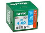 SPAX® Universalschrauben T20 Senkkopf BLANK A2 1197000400603 4 mm x 60 mm, 100 St.