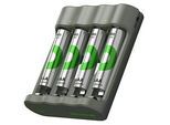 GP B441U 4-Port USB-Akku-Ladegerät inkl. Akkus