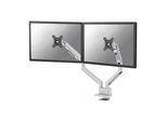 Neomounts Monitor-Halterung DS70-250SL2 silber für 2 Monitore, Tischklemme, Tischbohrung