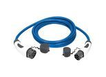 as-Schwabe MODE 3 Ladekabel für Elektroautos Typ 2 auf Typ 2 blau 230 V, 32 A, 7,2 KW, 5,0 m