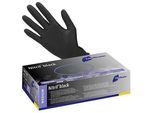 Meditrade® unisex Einmalhandschuhe Nitril® black schwarz Größe M, 100 St.