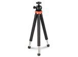 hama Traveller Pro Kamera-Stativ schwarz, rot max. Arbeitshöhe 23,0 cm