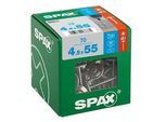 SPAX® Spenglerschrauben T20 Linsensenkkopf A2 4577000450556 8 mm x 55 mm, 70 St.