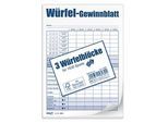 3 RNK-Verlag Ersatzblock DIN A6 Würfelspiel