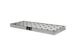 Kleingebindewanne Bauer KGW 1/M, Volumen 11 l, bis 150 kg, mit Lochblechrost, B 940 x T 370 x H 60 mm, Stahl verzinkt